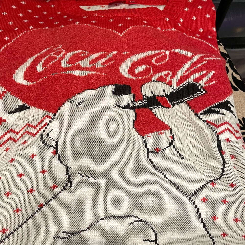Coca-Cola bear  Christmas sweater